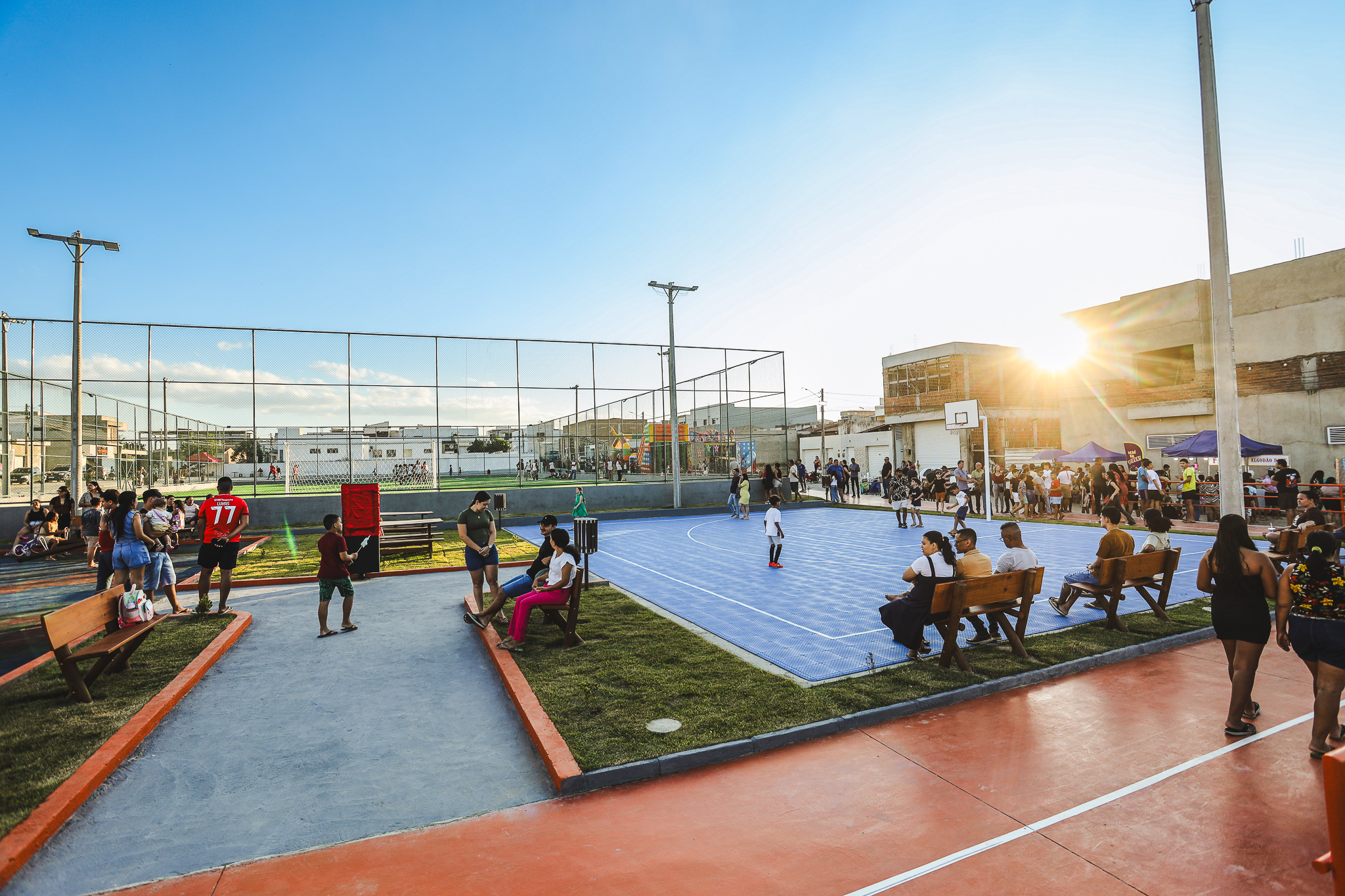 Espaço Esportivo Comunitário Dimas Dantas é inagurado e transforma o Maria Vieira em novo polo de esportes e convivência